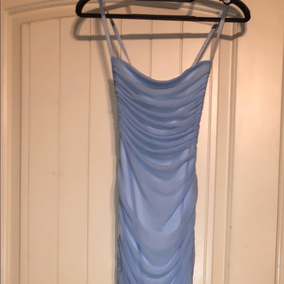 Fashion Nova MIDI Dress-Blue, Size Small - Picture 4 of 5